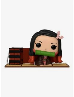 Anime Funko Pop! Animation Demon Slayer: Kimetsu No Yaiba Mini Nezuko With Basket Vinyl Figure - BoxLunch Exclusive