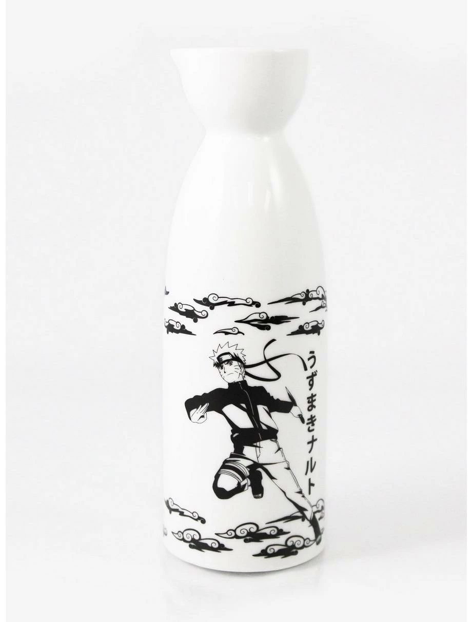 Anime Naruto Shippuden Black & White Sake Set 4 Anime Naruto Shippuden Black & White Sake Set - Image 2