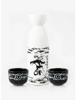 Anime Naruto Shippuden Black & White Sake Set