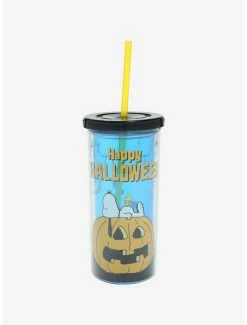 Cartoons Peanuts Snoopy Happy Halloween Carnival Cup