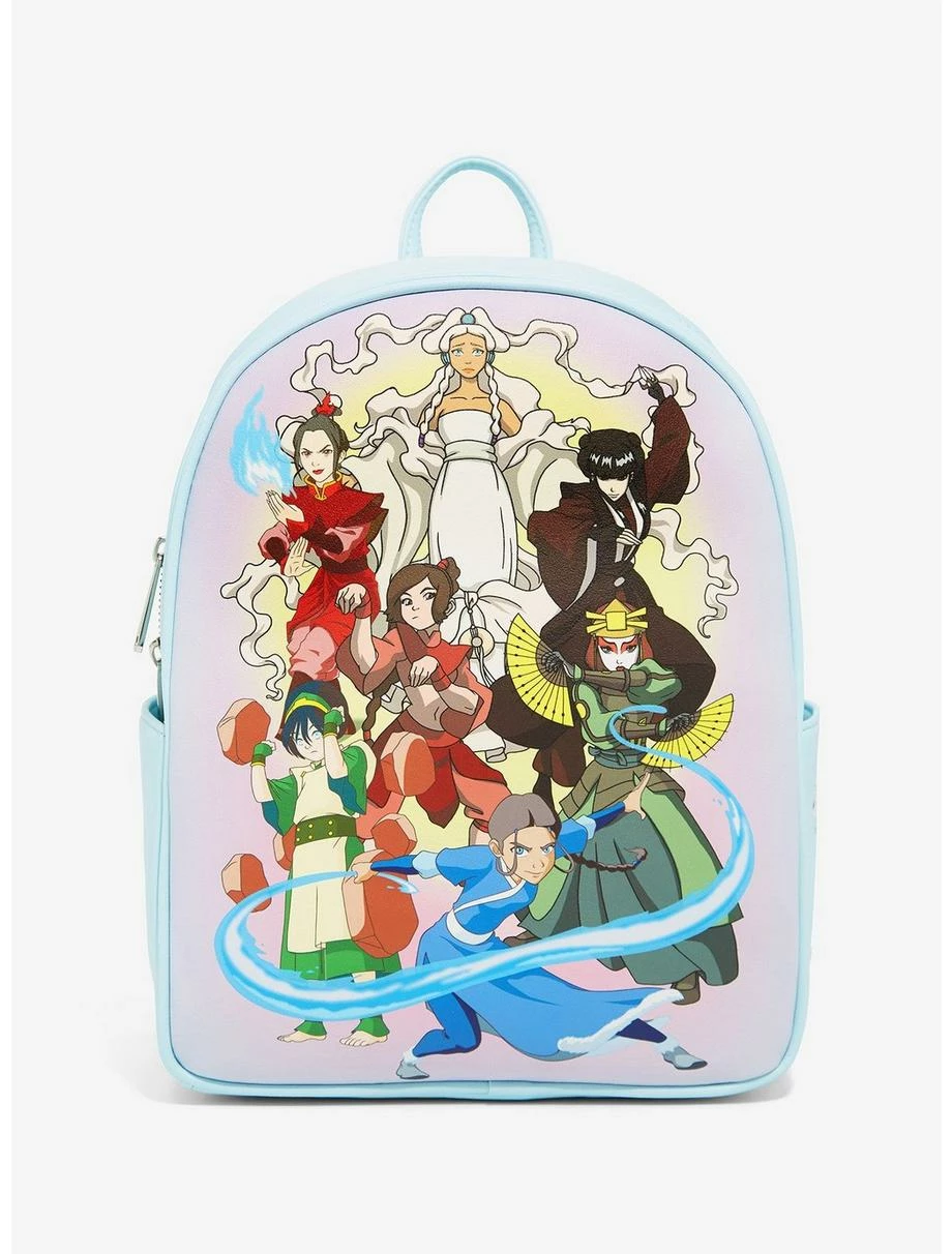 Anime Avatar: The Last Airbender The Ladies Of Avatar Mini Backpack - BoxLunch Exclusive 3 Anime Avatar: The Last Airbender The Ladies Of Avatar Mini Backpack - BoxLunch Exclusive