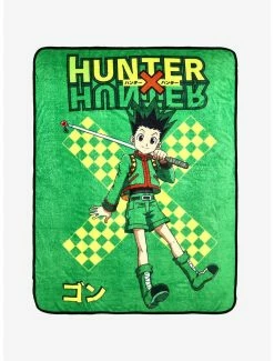 Anime Hunter X Hunter Gon Character Portrait Throw