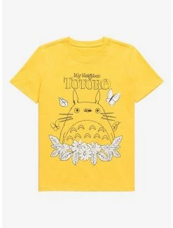 Anime Our Universe Studio Ghibli My Neighbor Totoro Outline Youth T-Shirt - BoxLunch Exclusive