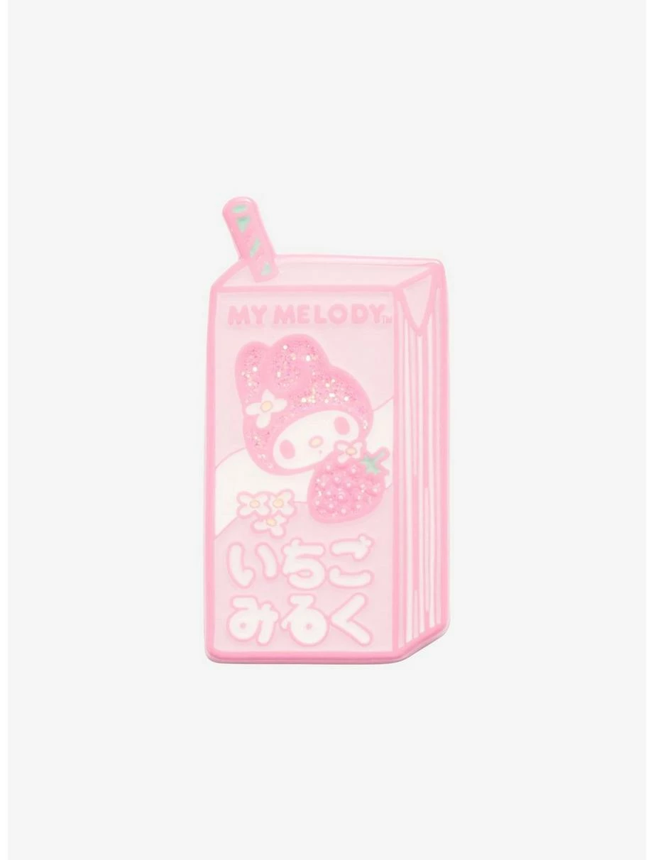 Anime Loungefly Sanrio My Melody Strawberry Milk Box Enamel Pin - BoxLunch Exclusive 3 Anime Loungefly Sanrio My Melody Strawberry Milk Box Enamel Pin - BoxLunch Exclusive