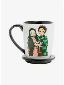 Anime Demon Slayer: Kimetsu No Yaiba Kamado Siblings Mug With Lid -BoxLunch shop 16697895 av1