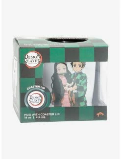 Anime Demon Slayer: Kimetsu No Yaiba Kamado Siblings Mug With Lid -BoxLunch shop 16697895 av3