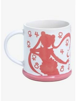 Anime Sailor Moon Sailor Guardian Icons & Silhouette Mug