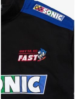 Gamer Sonic The Hedgehog Checkered Racing Jacket - BoxLunch Exclusive -BoxLunch shop 16908411 av2