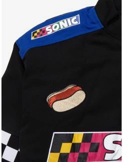 Gamer Sonic The Hedgehog Checkered Racing Jacket - BoxLunch Exclusive -BoxLunch shop 16908411 av3