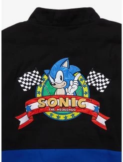Gamer Sonic The Hedgehog Checkered Racing Jacket - BoxLunch Exclusive -BoxLunch shop 16908411 av4