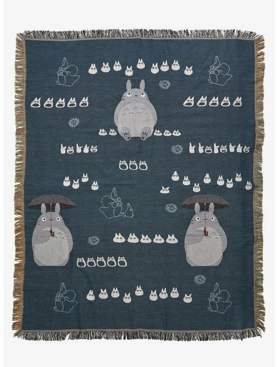 Anime Studio Ghibli My Neighbor Totoro Portraits Tapestry Throw - BoxLunch Exclusive 3 Anime Studio Ghibli My Neighbor Totoro Portraits Tapestry Throw - BoxLunch Exclusive