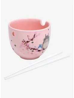 Anime Our Universe Studio Ghibli My Neighbor Totoro Cherry Blossoms Ramen Bowl With Chopsticks - BoxLunch Exclusive 7 Anime Our Universe Studio Ghibli My Neighbor Totoro Cherry Blossoms Ramen Bowl With Chopsticks - BoxLunch Exclusive -BoxLunch shop 16928719 av1