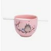 Anime Our Universe Studio Ghibli My Neighbor Totoro Cherry Blossoms Ramen Bowl With Chopsticks - BoxLunch Exclusive -BoxLunch shop 16928719 hi