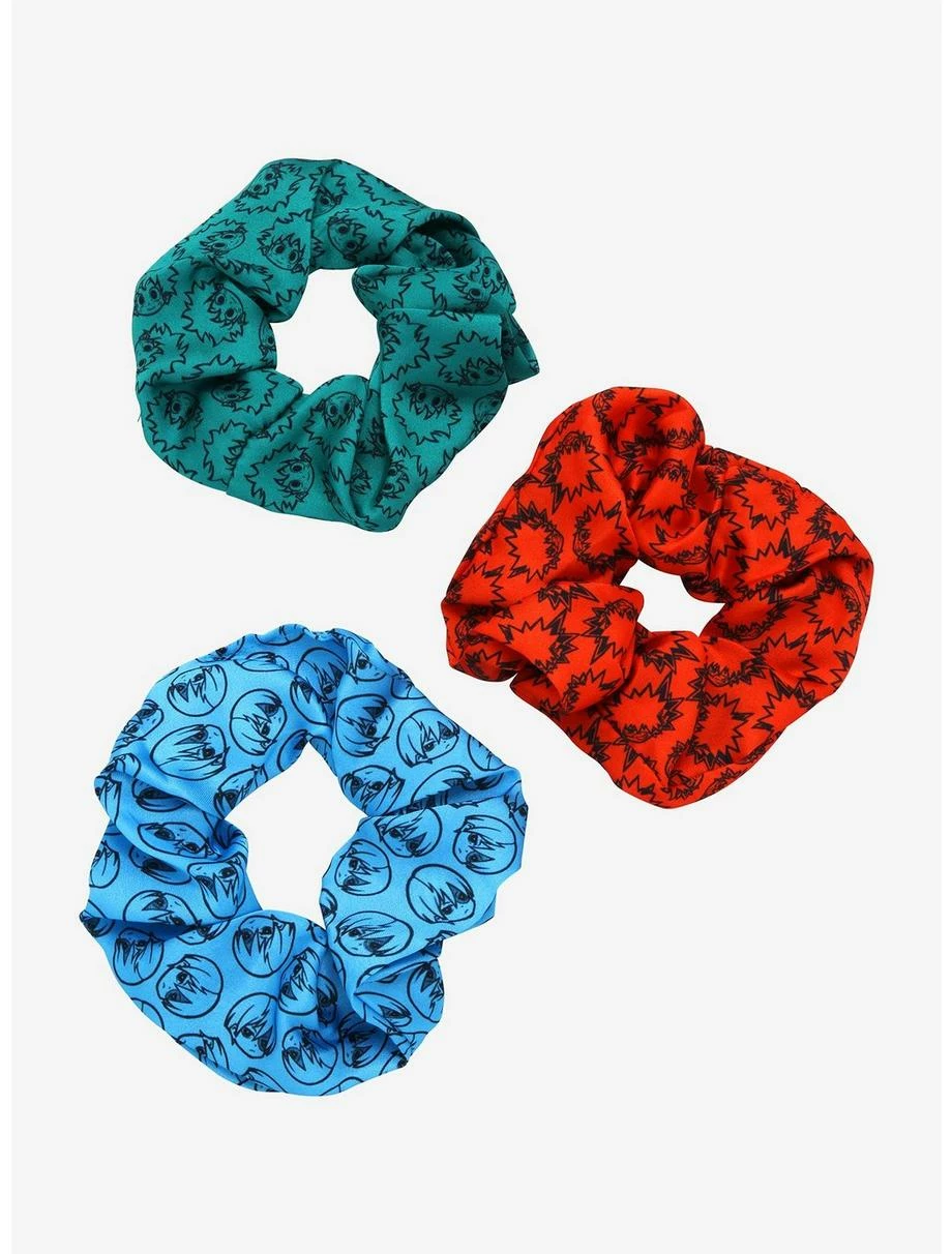 Anime My Hero Academia Chibi Portraits Scrunchy Set - BoxLunch Exclusive 3 Anime My Hero Academia Chibi Portraits Scrunchy Set - BoxLunch Exclusive