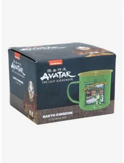 Anime Avatar: The Last Airbender Earth Kingdom Tin Camper Mug - BoxLunch Exclusive -BoxLunch shop 17038936 av2