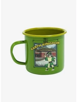 Anime Avatar: The Last Airbender Earth Kingdom Tin Camper Mug - BoxLunch Exclusive