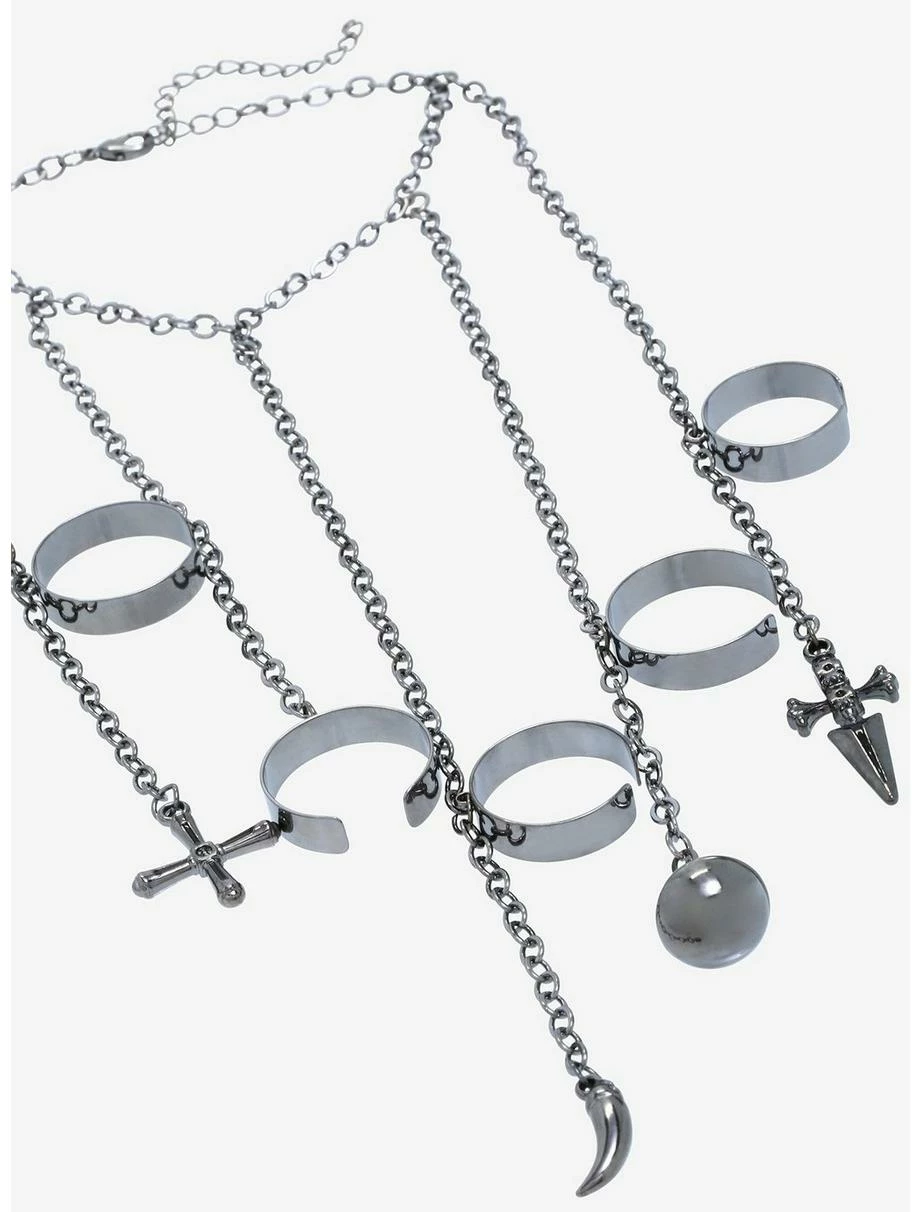 Anime Hunter X Hunter Kurapika Hatsu Chain Rings - BoxLunch Exclusive 4 Anime Hunter X Hunter Kurapika Hatsu Chain Rings - BoxLunch Exclusive - Image 2