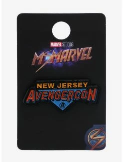 Anime Marvel Ms. Marvel New Jersey Avengercon Logo Enamel Pin - BoxLunch Exclusive -BoxLunch shop 18053862 av1