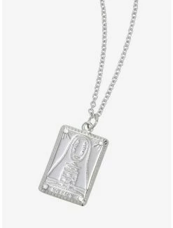Anime Studio Ghibli Spirited Away No-Face Tarot Card Necklace - BoxLunch Exclusive