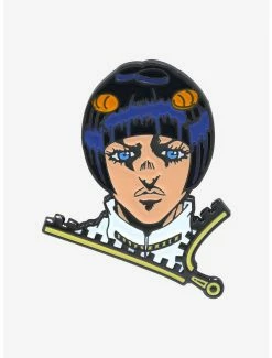 Anime JoJo's Bizarre Adventure Bruno Bucciarati Zipper Portrait Enamel Pin - BoxLunch Exclusive