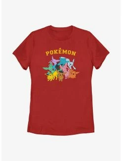 Anime Pokémon Gotta Catch Eeveelutions Womens T-Shirt