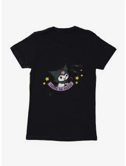Anime Kuromi Halloween Bats Womens T-Shirt