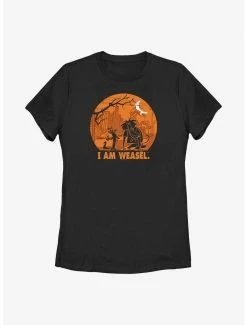 Cartoons I Am Weasel Haunt Womens T-Shirt