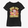 Cartoons Courage The Cowardly Dog Good Dog Scary Youth Girls T-Shirt