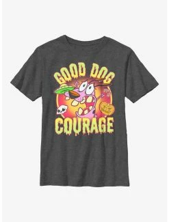 Cartoons Courage The Cowardly Dog Good Dog Scary Youth T-Shirt
