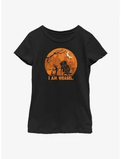 Cartoons I Am Weasel Haunt Youth Girls T-Shirt
