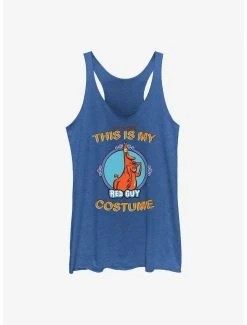 Cartoons Cow And Chicken My Red Guy Costume Cosplay Womens Tank Top