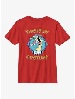 Cartoons Cow And Chicken My Cow Costume Cosplay Youth T-Shirt