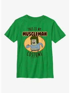 Cartoons Regular Show My Muscleman Costume Cosplay Youth T-Shirt