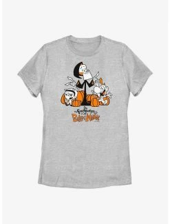 Cartoons The Grim Adventures Of Billy And Mandy Pumpkins Womens T-Shirt