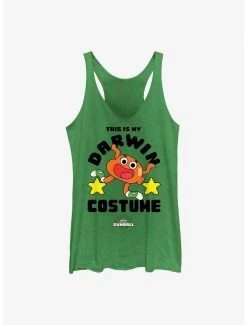 Cartoons The Amazing World Of Gumball My Darwin Costume Cosplay Womens Tank Top