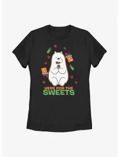 Cartoons We Bare Bears Here For The Sweets Ice Bear Womens T-Shirt