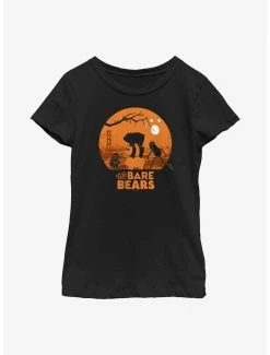 Cartoons We Bare Bears Bears Haunt Youth Girls T-Shirt