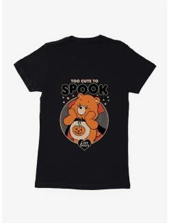 Cartoons Care Bears Too Cute To Spook Womens T-Shirt