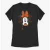 Cartoons Disney Minnie Mouse Scared Webs Womens T-Shirt -BoxLunch shop 19998473 hi