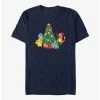 Anime Pokémon Christmas Tree Pikachu, Squirtle, Bulbasaur And Charmander T-Shirt -BoxLunch shop 20094981 hi