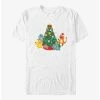 Anime Pokémon Christmas Tree Pikachu, Squirtle, Bulbasaur And Charmander T-Shirt -BoxLunch shop 20094990 hi