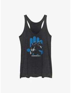 Gamer Overwatch 2 Winston Gorilla Hand Womens Tank Top