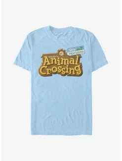 Gamer Nintendo Animal Crossing New Horizons Logo Color T-Shirt