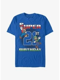 Gamer Nintendo Happy Super 21th Birthday T-Shirt