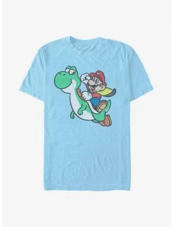 Gamer Nintendo Mario Mario Yoshi Jump T-Shirt