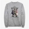 Gamer Kingdom Hearts Riku, Sora, And Kairi Group Sweatshirt -BoxLunch shop 20527114 hi